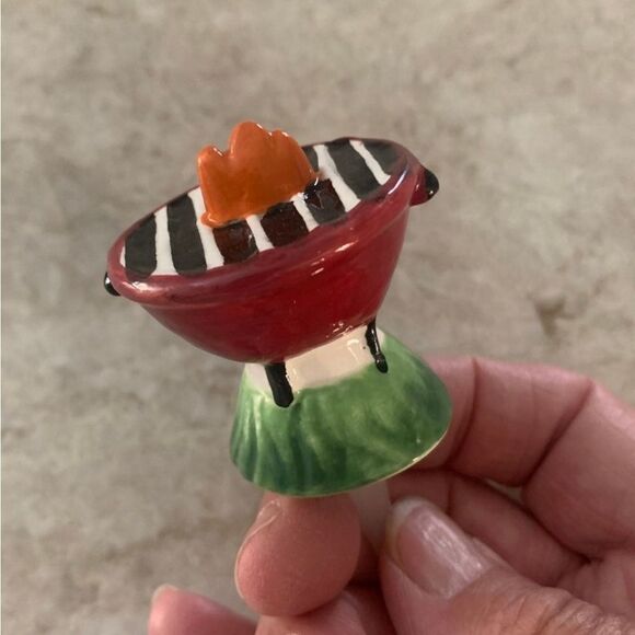 Faux Nora Fleming BBQ Grill - Picture 2 of 3